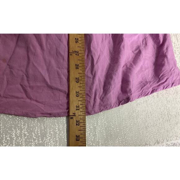 ASOS crochet mini sundress flowy purple top size 4 - Picture 7 of 7